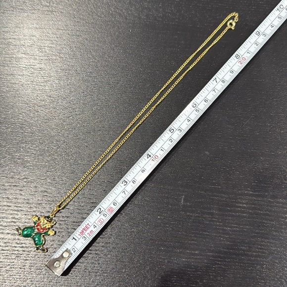 Cellini Gold Clown Necklace - Picture 8 of 9